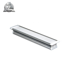 ZJD-YF-125 prata anodização perfil de alumínio levou tira habitação linear